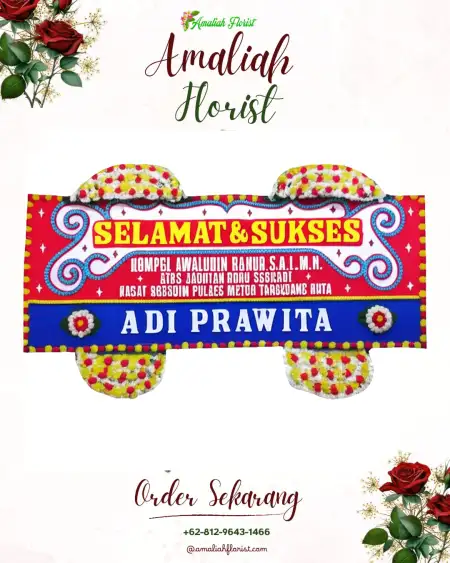 Papan Bunga Ucapan Selamat Katobengke